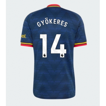 Arsenal Viktor Gyokeres #14 Maglia Gara Trasferta Repliche 2026-27 Maniche Corte